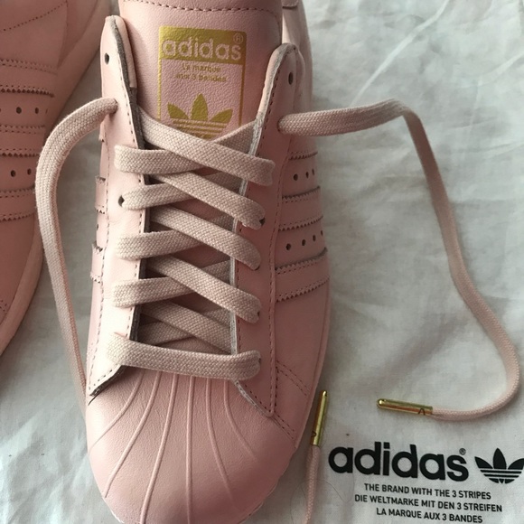 adidas | Shoes | Adidas Pink Size 7 Custom Made | Poshmark